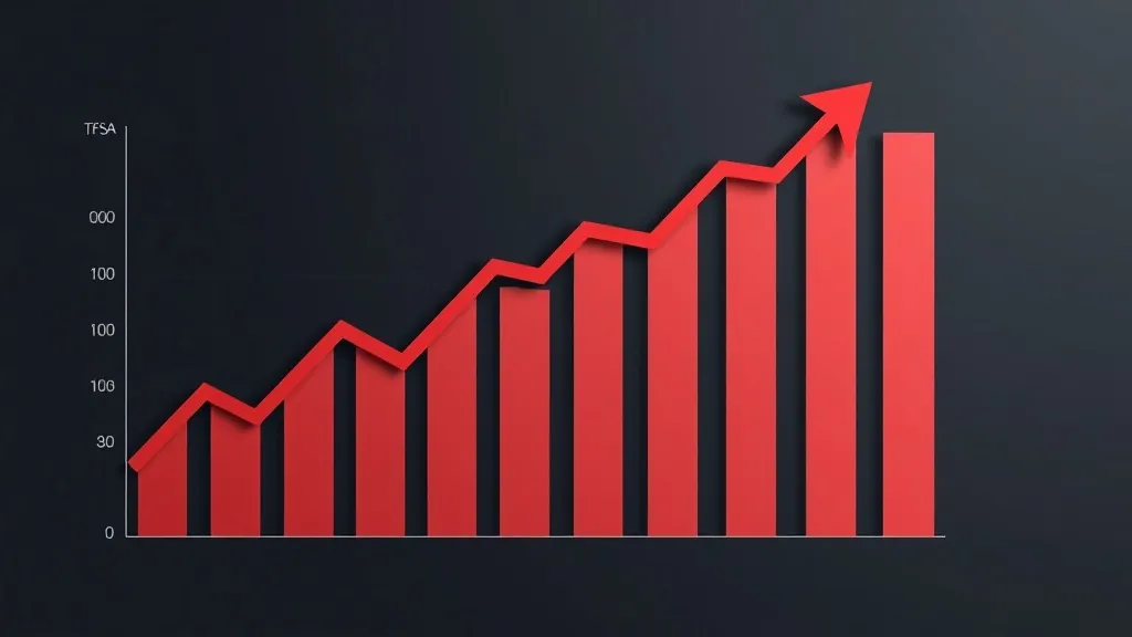 A professional clean financial data visualization chart show